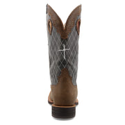 Reinforced heel detail of Twisted X Ruff Stock Cowboy Boots