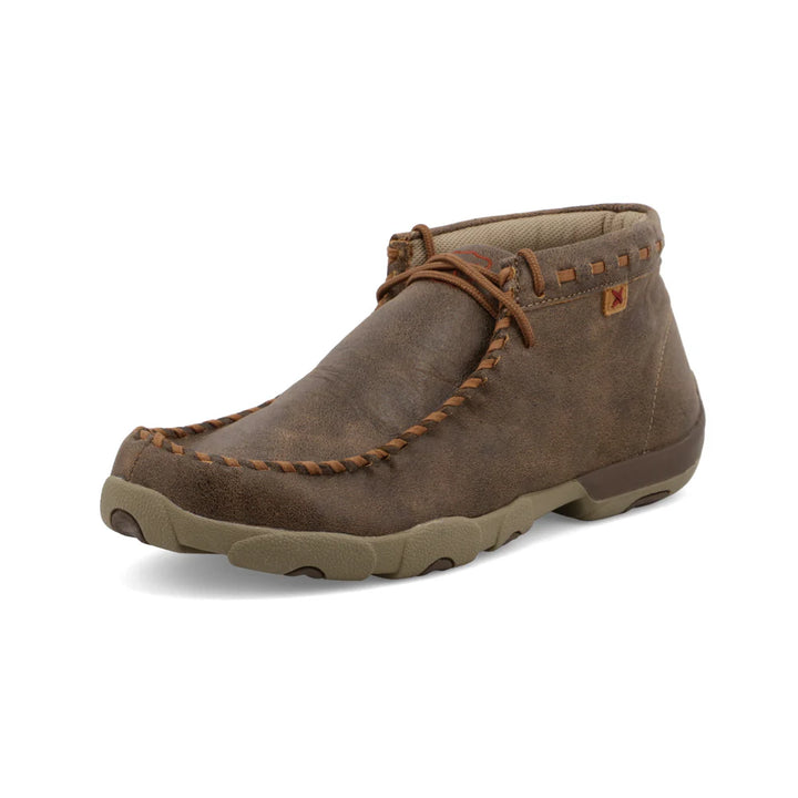Front view of Twisted X Bomber Chukka Driving Moc Men’s D Toe Shoe