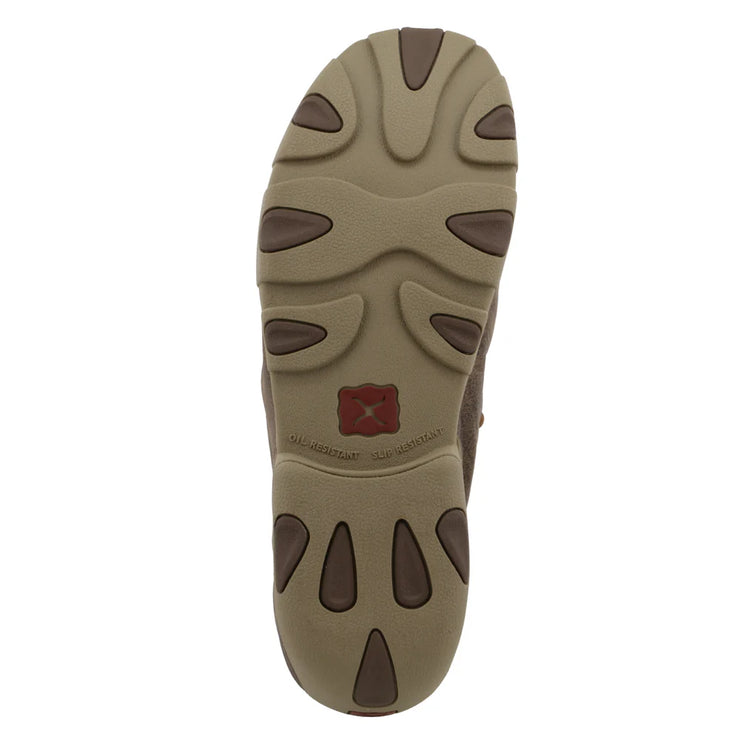 Outsole view of Twisted X Bomber Chukka Driving Moc Men’s D Toe Shoe