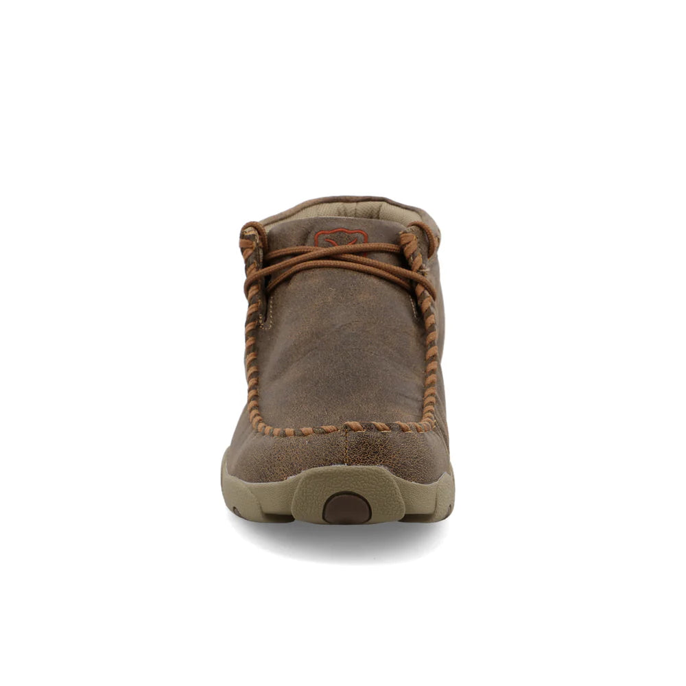 Top view of Twisted X Bomber Chukka Driving Moc Men’s D Toe Shoe