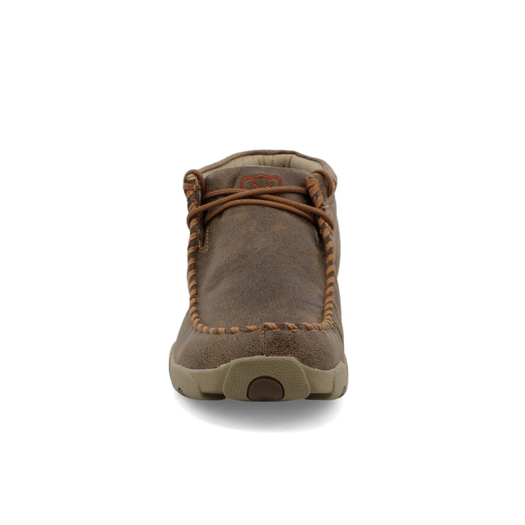 Top view of Twisted X Bomber Chukka Driving Moc Men’s D Toe Shoe