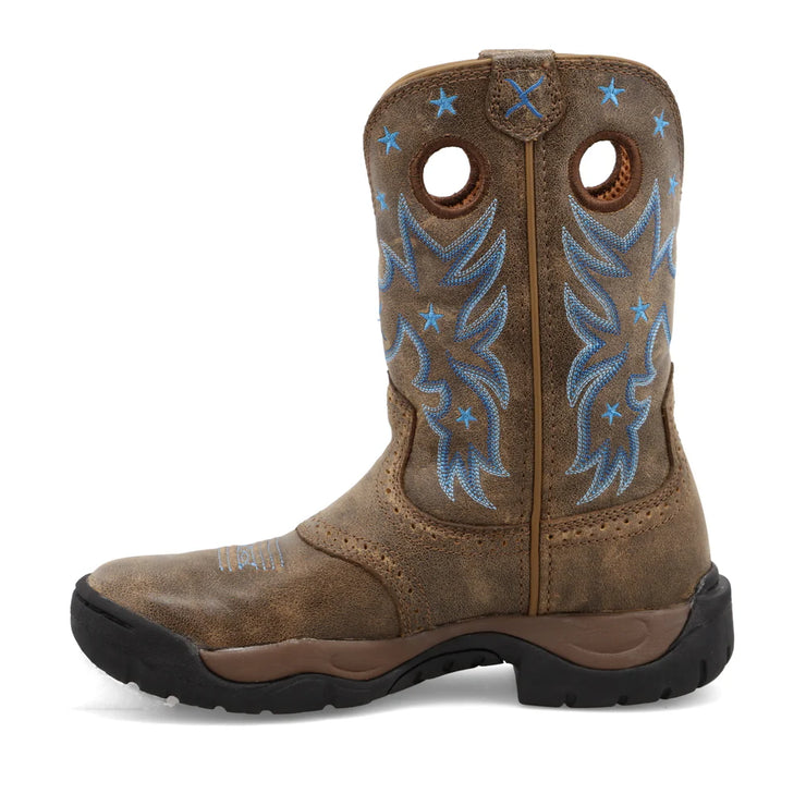 Side profile of Twisted X Bomber K Toe Women’s Work Boot