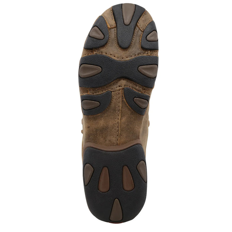 Outsole view of Twisted X "The Original" Chukka Men’s Driving Moc Shoe