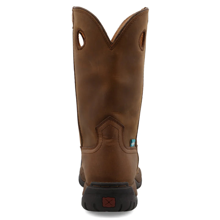 Reinforced heel on Twisted X All Around Waterproof Work Boot