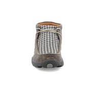 Top view of Twisted X Woven Grey Chukka Driving Moc Men’s Shoe