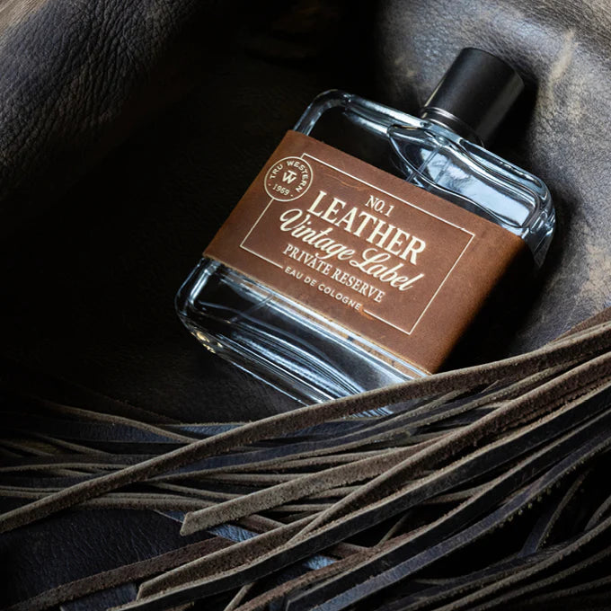 Tru Mens No. 1 Leather Vintage Label Private Reserve Cologne