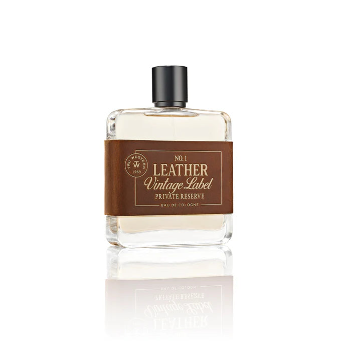 Tru Mens No. 1 Leather Vintage Label Private Reserve Cologne