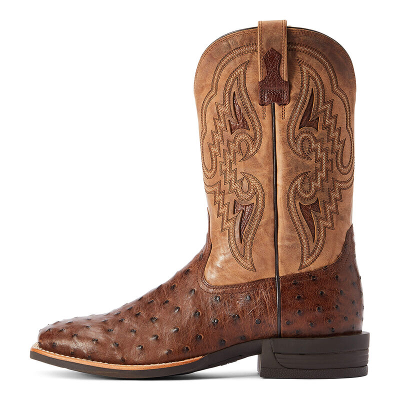 Men's Ariat Dagger Exotic Full-quill ostrich Western Boot
