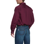 Cinch Men's Burgundy Western Shirt