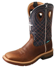 Men's 12" alloy toe western work boot with cellstretch