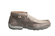 Twisted X Men's Woven Grey Driving Moc Shoe