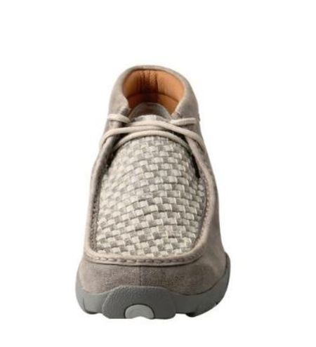 Twisted X Men's Woven Grey Driving Moc Shoe