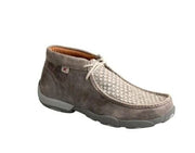 Twisted X Men's Woven Grey Driving Moc Shoe