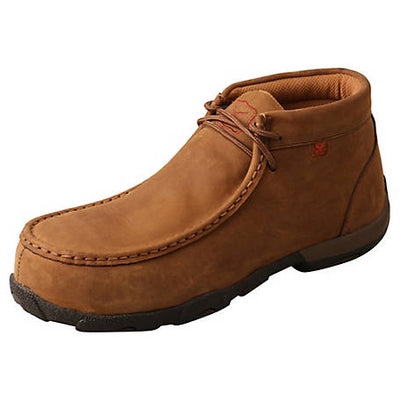 Women's Work Steel Toe Chukka Driving Moc Casual Shoes